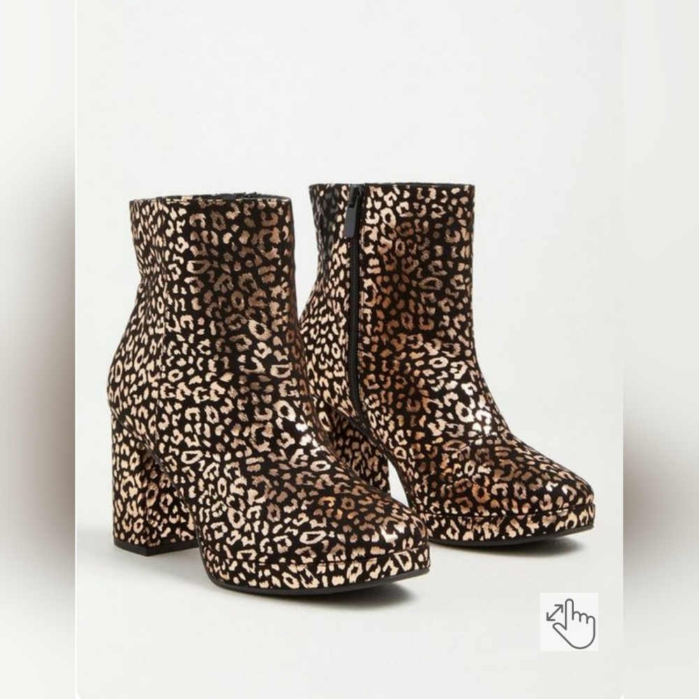 Torrid WW Leopard Bootie NIB - Picture 1 of 13
